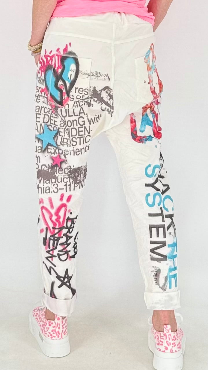 Baggy Hose "Graffiti"