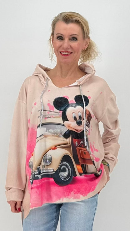 Sweatshirt mit Kapuze" Micky"