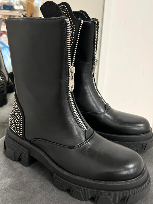 By Elena I Boots schwarz mit Strass