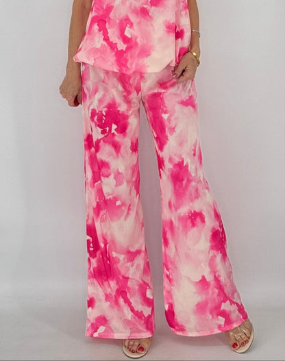 Top,  pink gebatikt