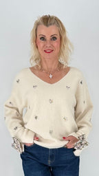 Pullover mit Schleifen