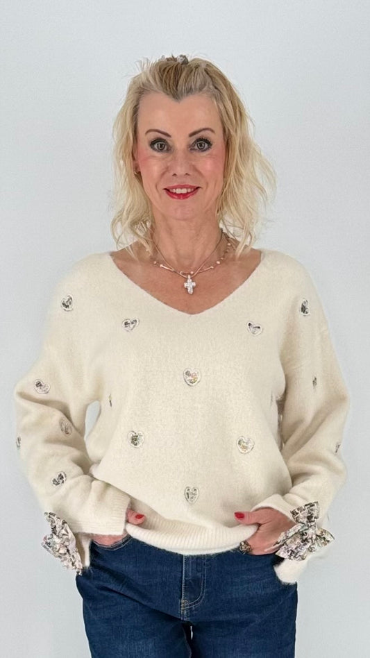 Pullover mit Schleifen