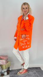 Jacke, "Sunshine-NEON", pink, grün, orange