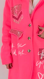 Jacke, "Sunshine-NEON", pink, grün, orange