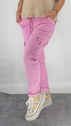 Cargohose pink/rosa - By Elena FashionBy Elena Fashion