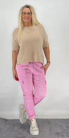 Cargohose pink/rosa - By Elena FashionBy Elena Fashion