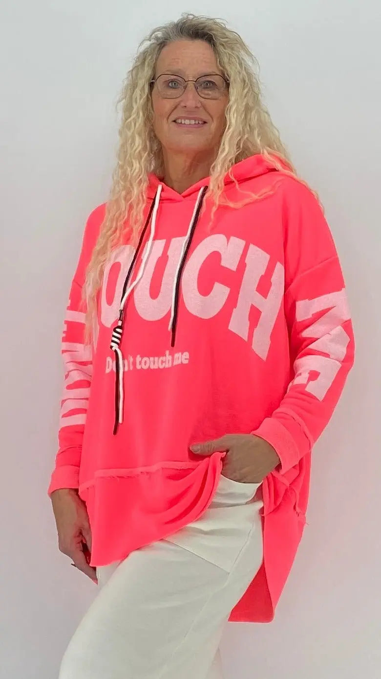 Hoodie "TOUCH" in rosa, pink, beige - By Elena FashionBy Elena Fashion