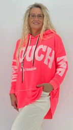 Hoodie "TOUCH" in rosa, pink, beige - By Elena FashionBy Elena Fashion
