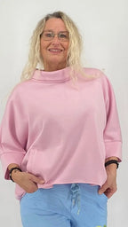 Sweatshirt, rosa - By Elena FashionBy Elena Fashion