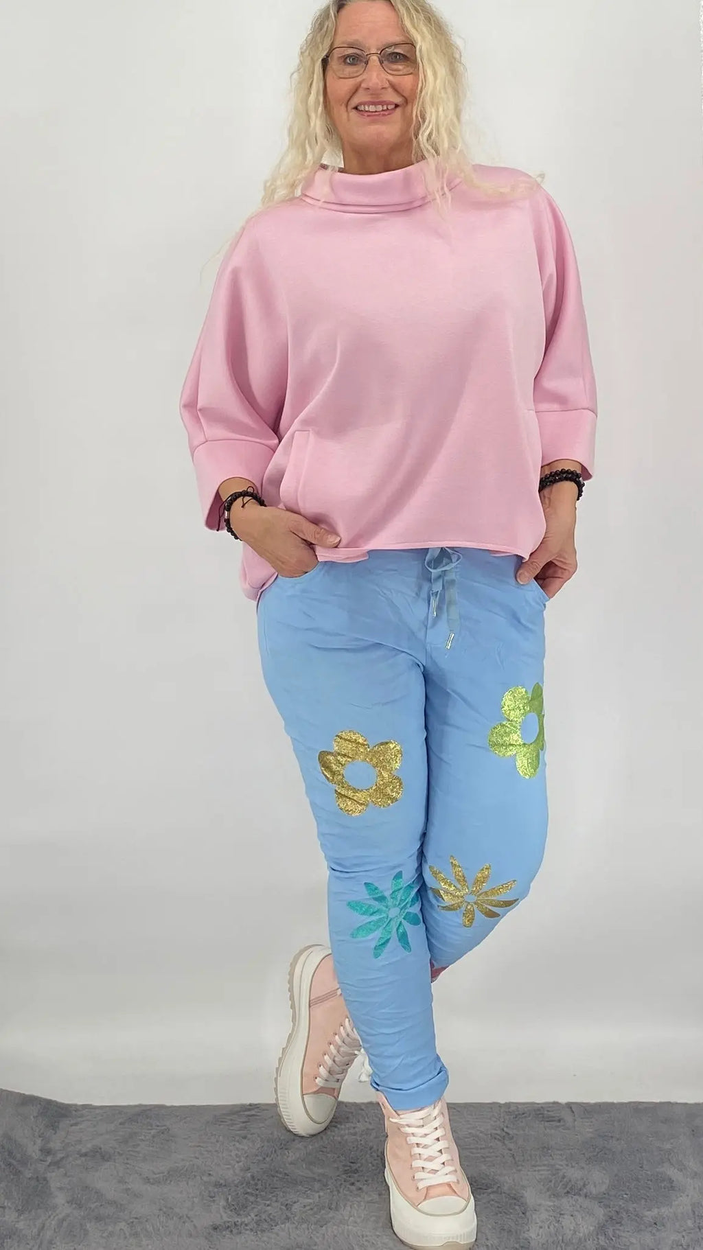 Sweatshirt, rosa - By Elena FashionBy Elena Fashion