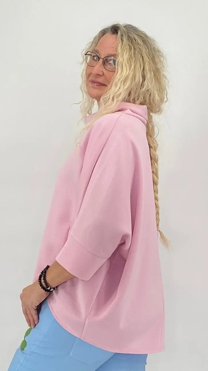 Sweatshirt, rosa - By Elena FashionBy Elena Fashion