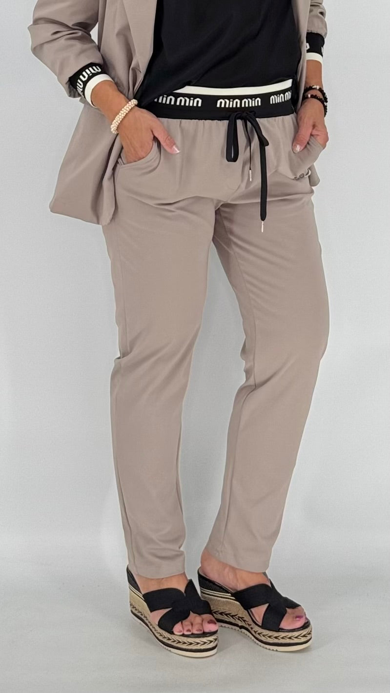 Hose "MIN", taupe