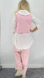 Weste in Rosa - By Elena FashionBy Elena Fashion
