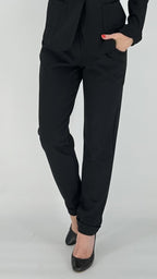 Hose ESViViD mit Umschlag, schwarz