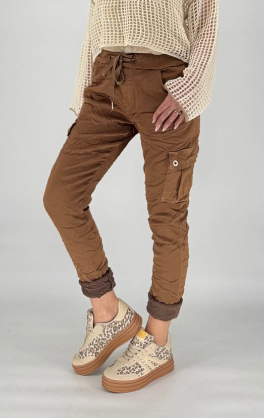Cargo Jogpants braun