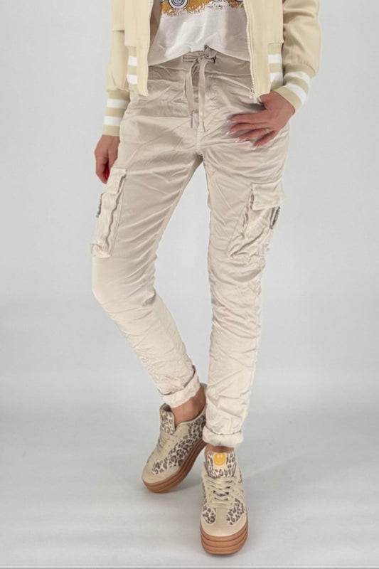 Cargo Jogpants creme