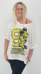 T-Shirt "Mickey - 9", weiß - By Elena FashionBy Elena Fashion