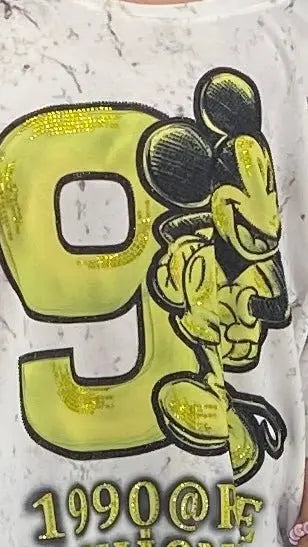 T-Shirt "Mickey - 9", weiß - By Elena FashionBy Elena Fashion