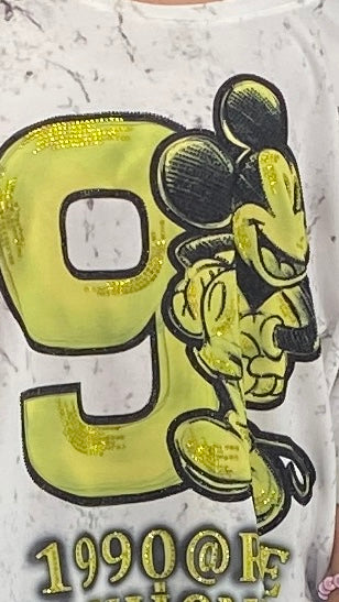 T-Shirt "Mickey-9", weiß