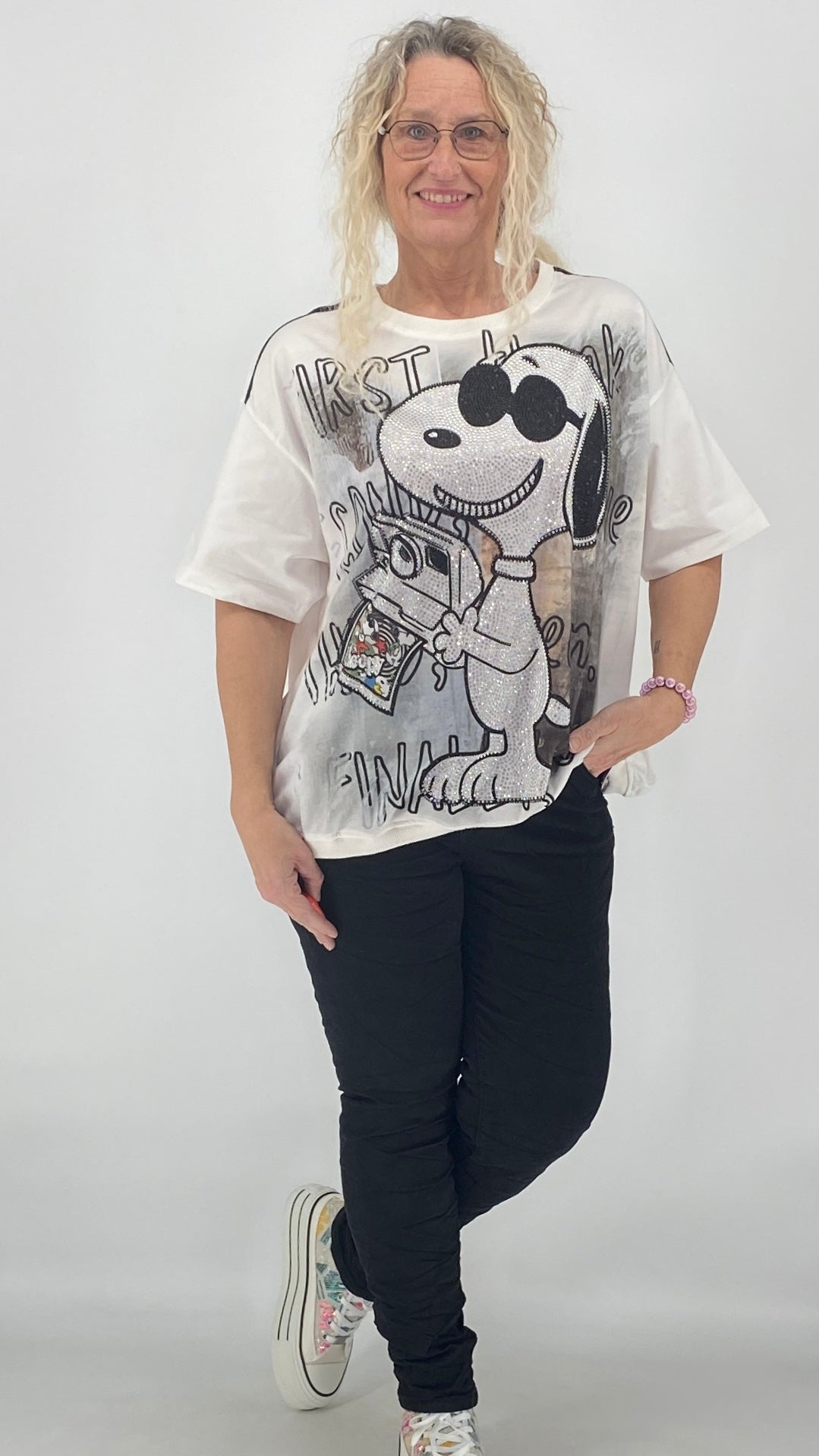 T-Shirt "Snoopy", weiß