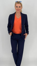 ESViViD Blazer, marineblau