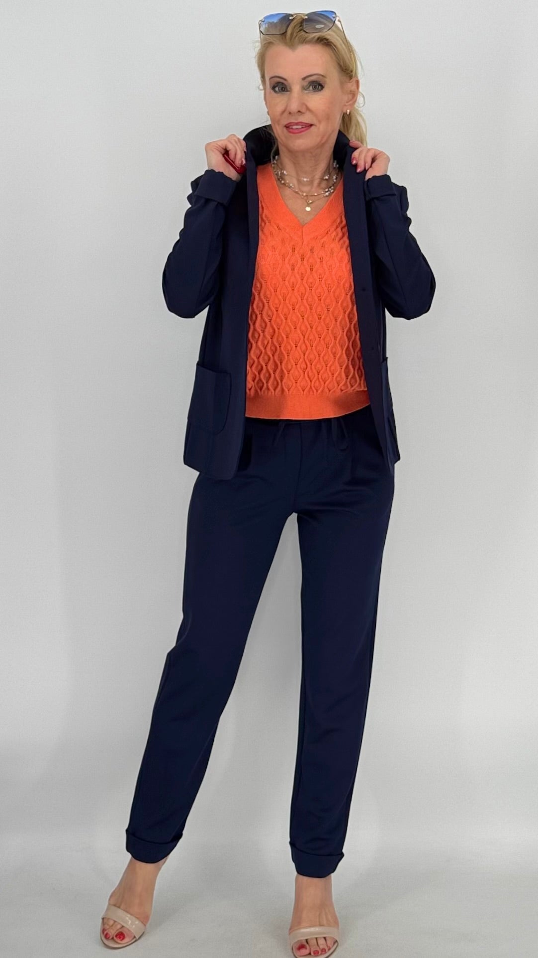 ESViViD Blazer, marineblau