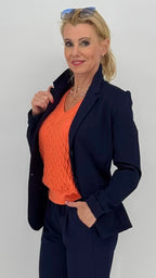 ESViViD Blazer, marineblau