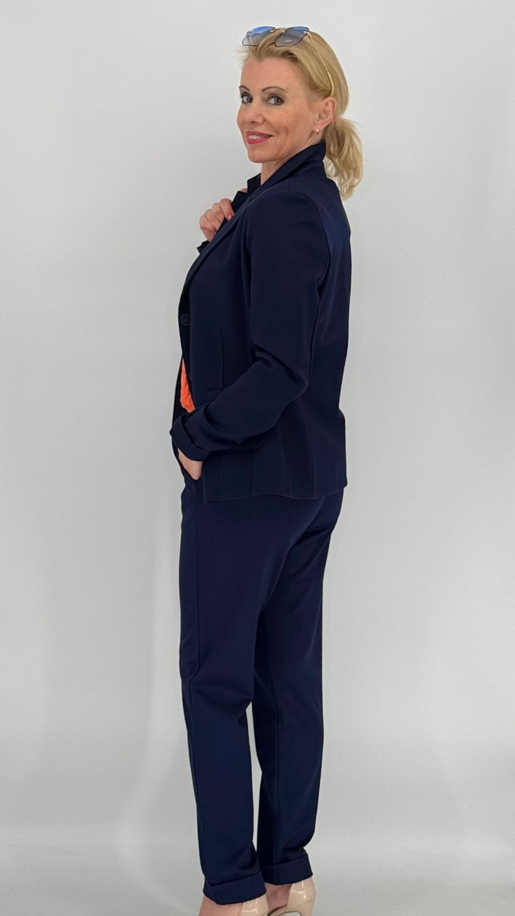 ESViViD Blazer, marineblau