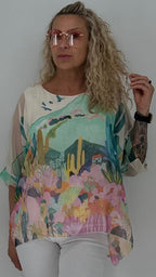 Oversize-Bluse „Desert" in 3 Farben