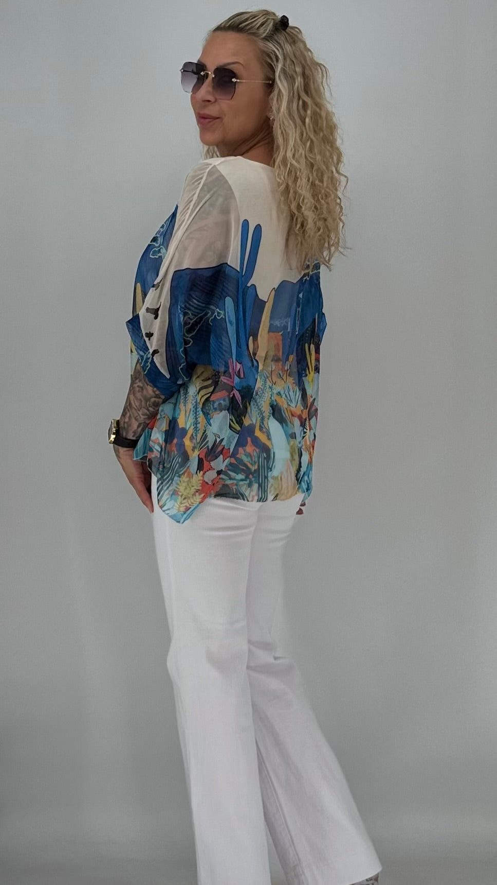 Oversize-Bluse „Desert" in 3 Farben