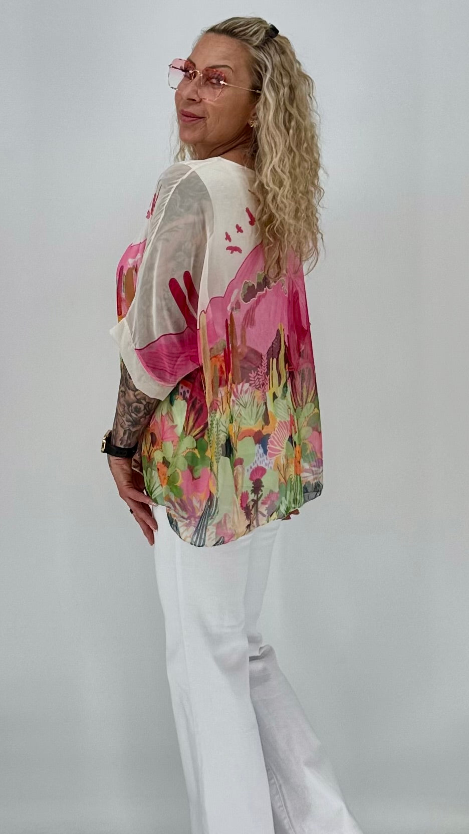 Oversize-Bluse „Desert" in 3 Farben