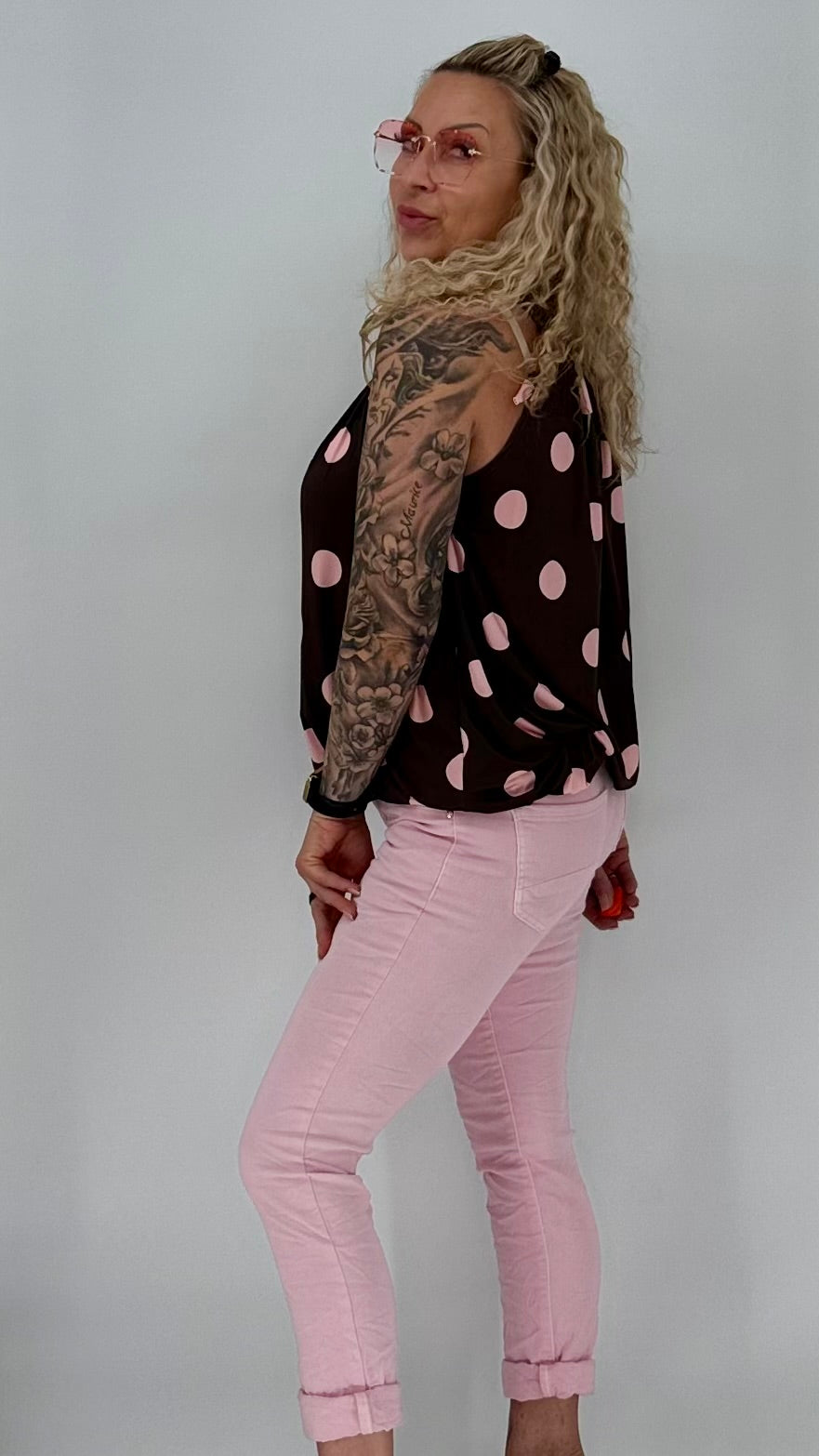 Neckholder-Top "Pünktchen" in 3 Farben