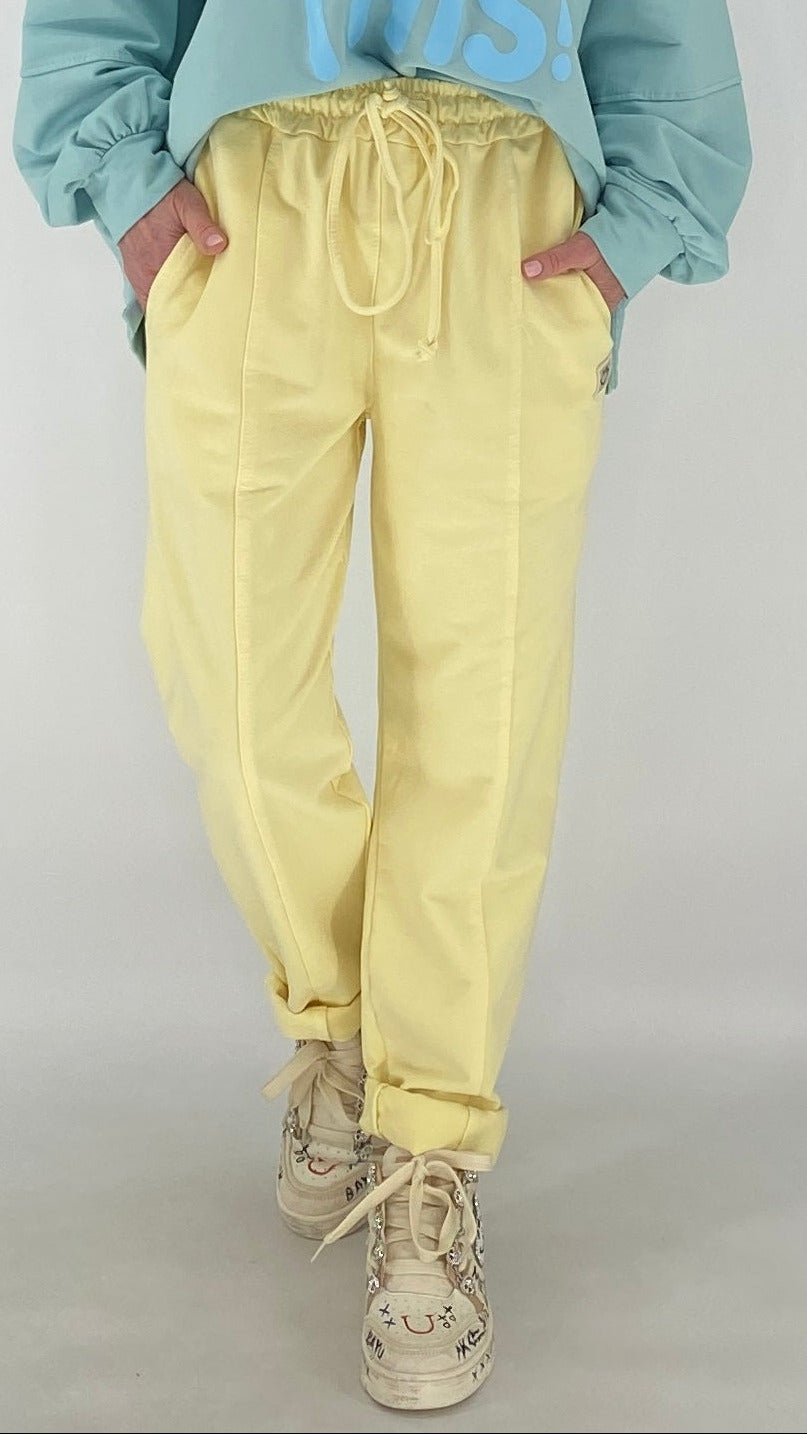 Hose "Smile" in beige, blau, mint, gelb, rosa