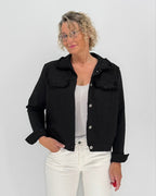 Jacke "Totenkopf", schwarz