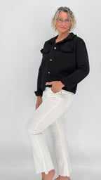 Jacke "Totenkopf", schwarz