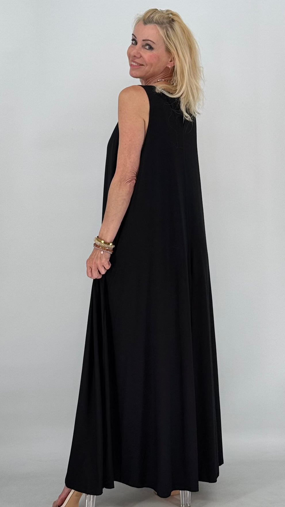 Ärmelloses Maxikleid