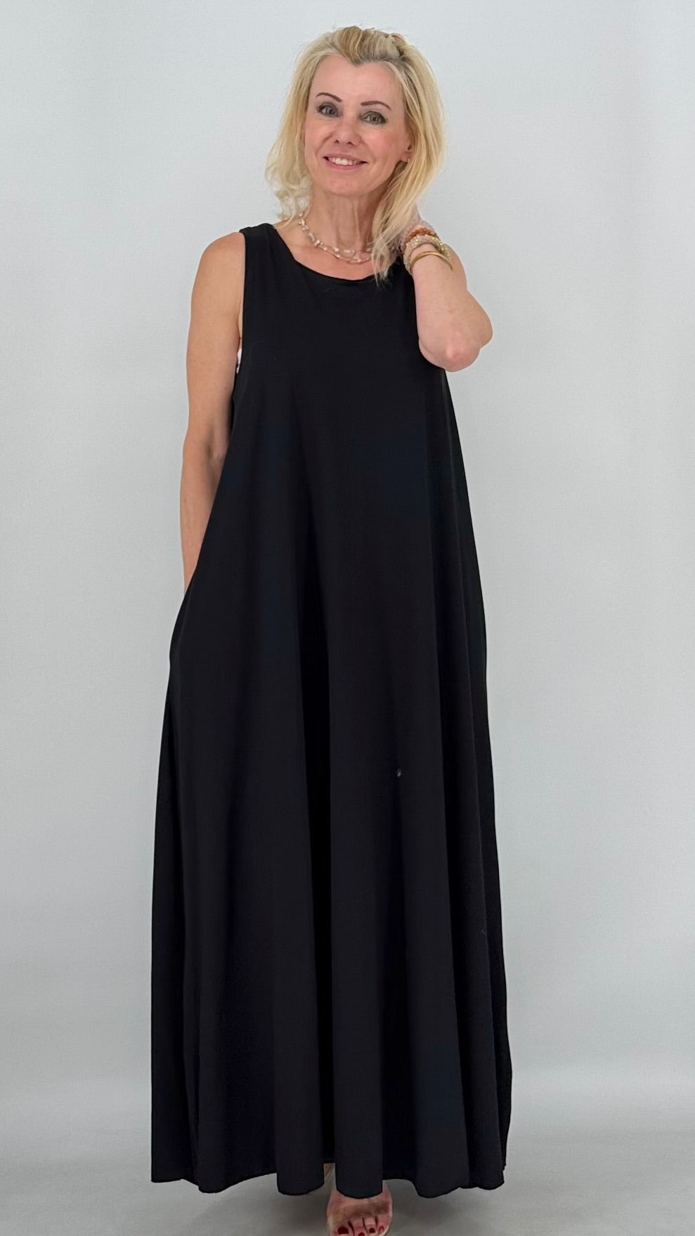 Ärmelloses Maxikleid