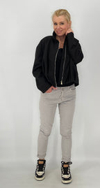 Hose MC, grau, rosa, mint