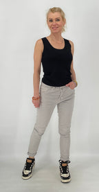 Hose MC, grau, rosa, mint