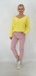 Hose MC, grau, rosa, mint