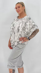 Camouflage Shirt Damen Oversize