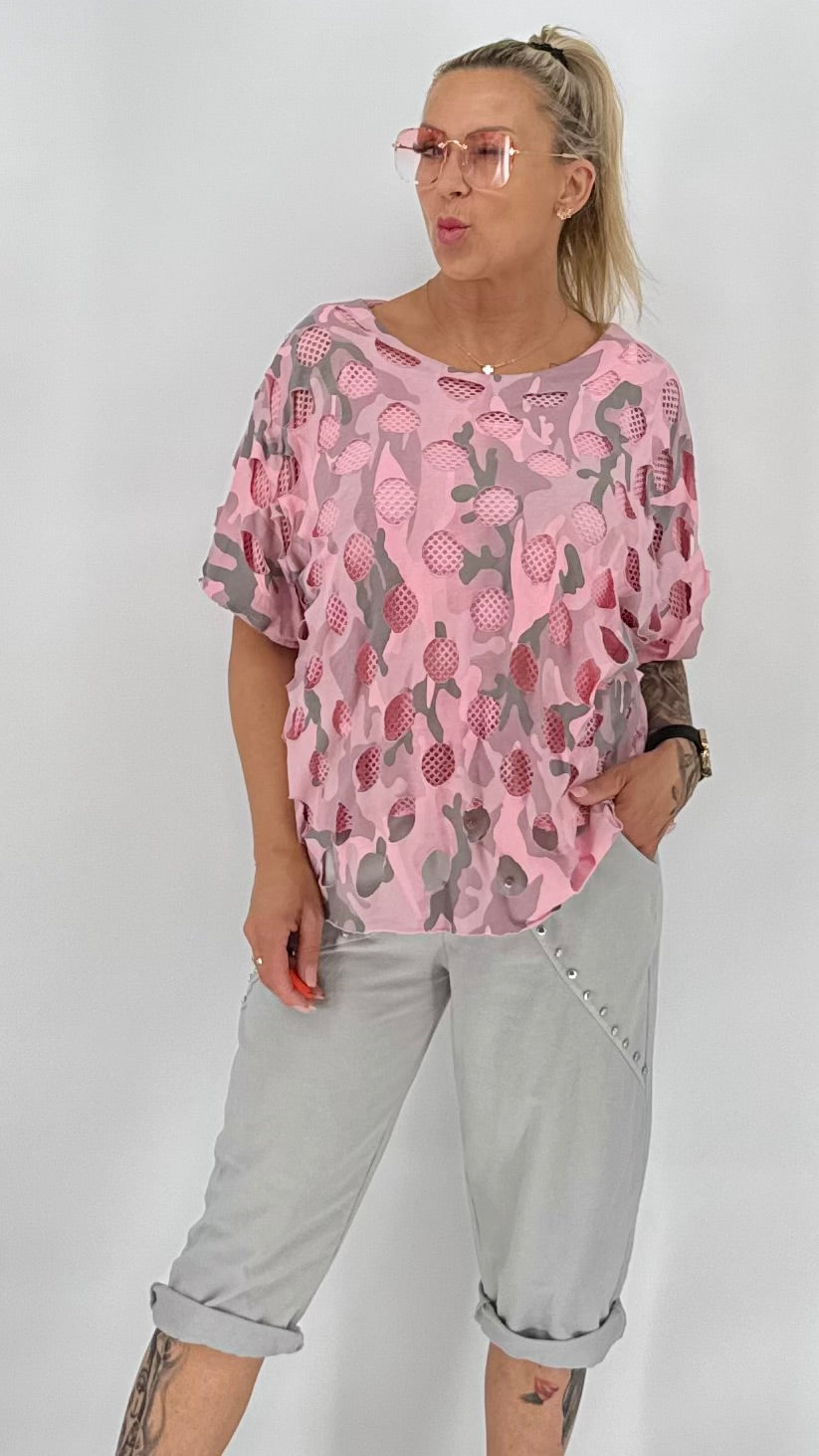 Camouflage Shirt Damen Oversize