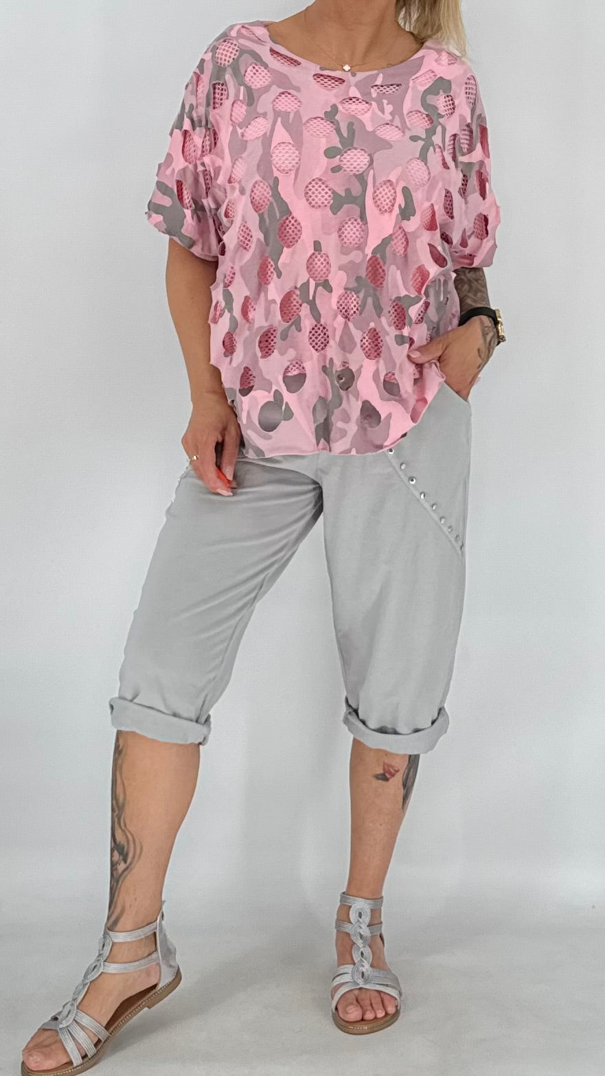 Camouflage Shirt Damen Oversize
