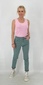 Hose MC, grau, rosa, mint