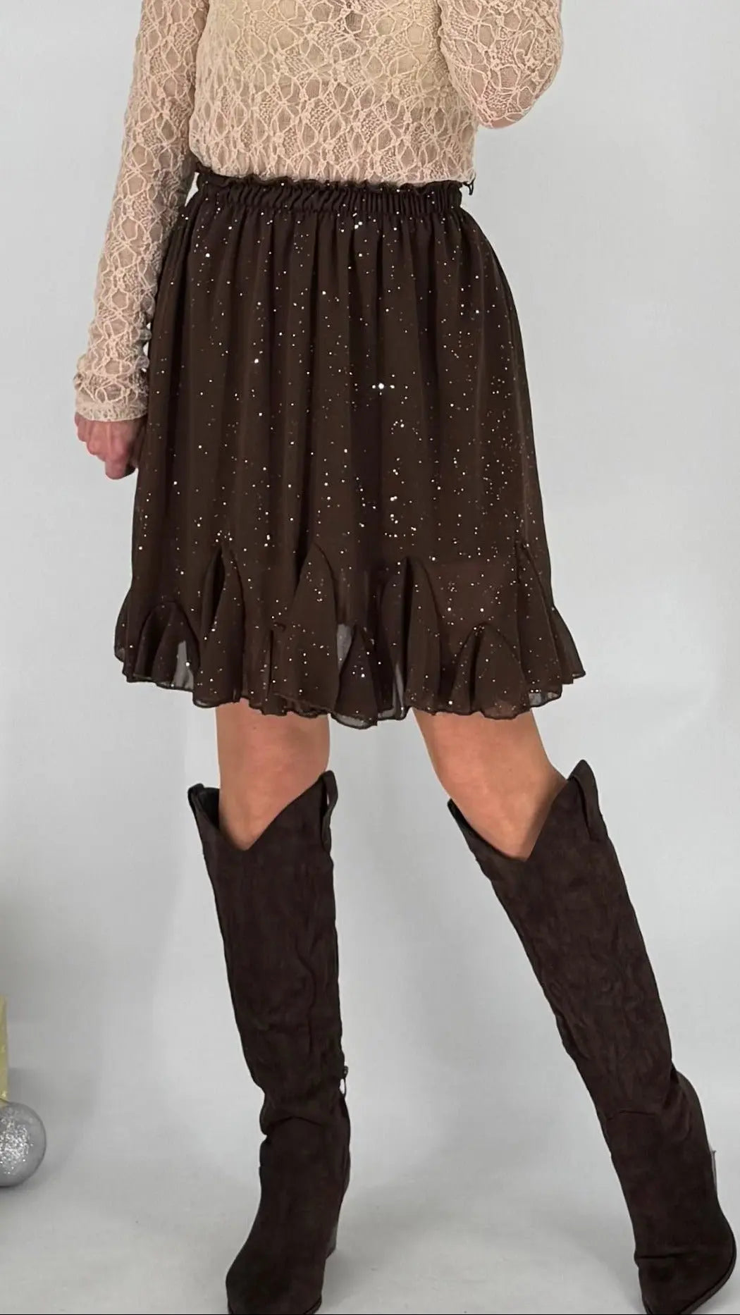 Rock ohne/mit Glitzereffekt - By Elena FashionBy Elena Fashion