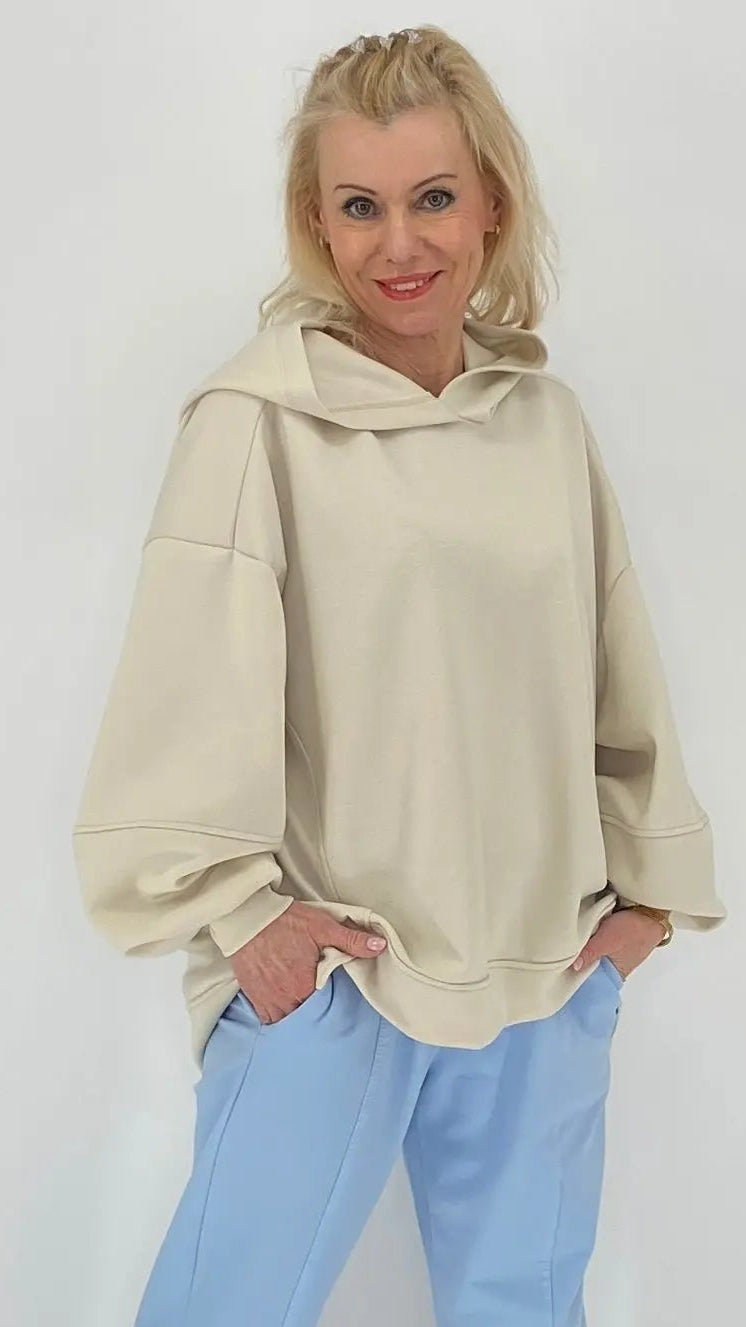 Hoodie in Rosa, Pink, Beige, Blau - By Elena FashionBy Elena Fashion