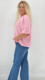 Shirt "AMORE", orange, rosa, gelb