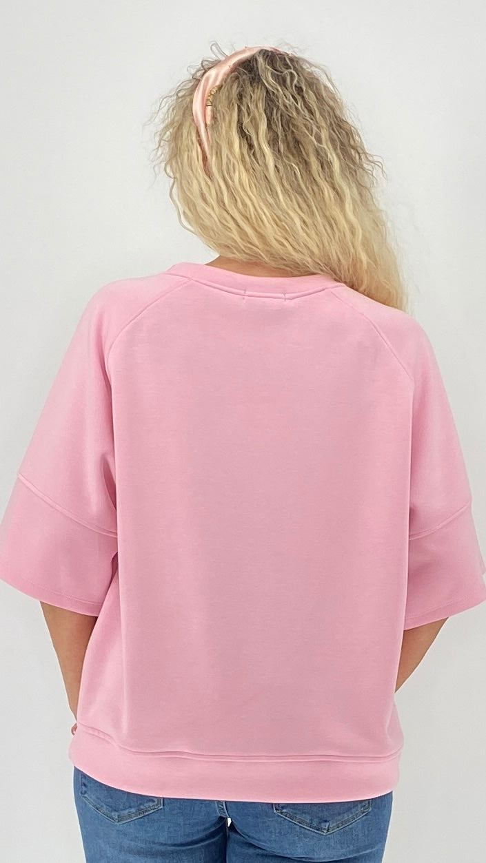 Shirt "AMORE", orange, rosa, gelb