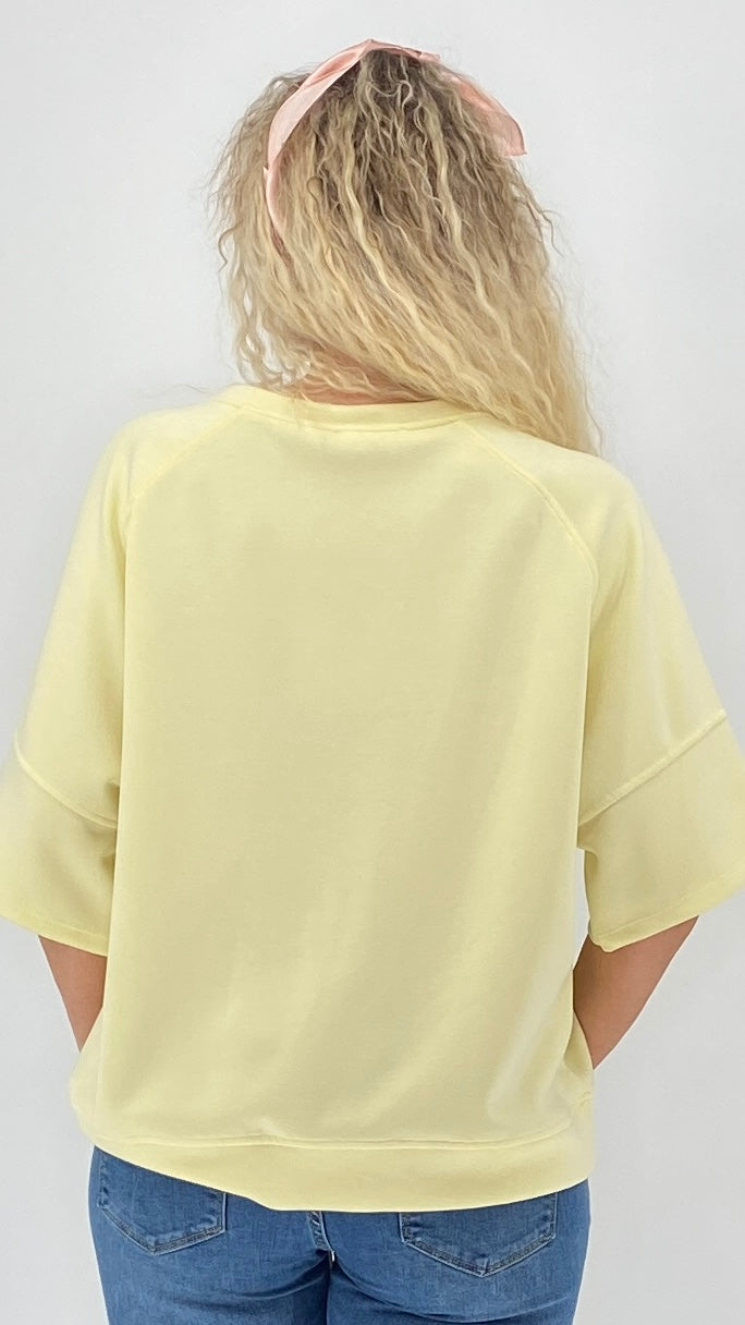 Shirt "AMORE", orange, rosa, gelb