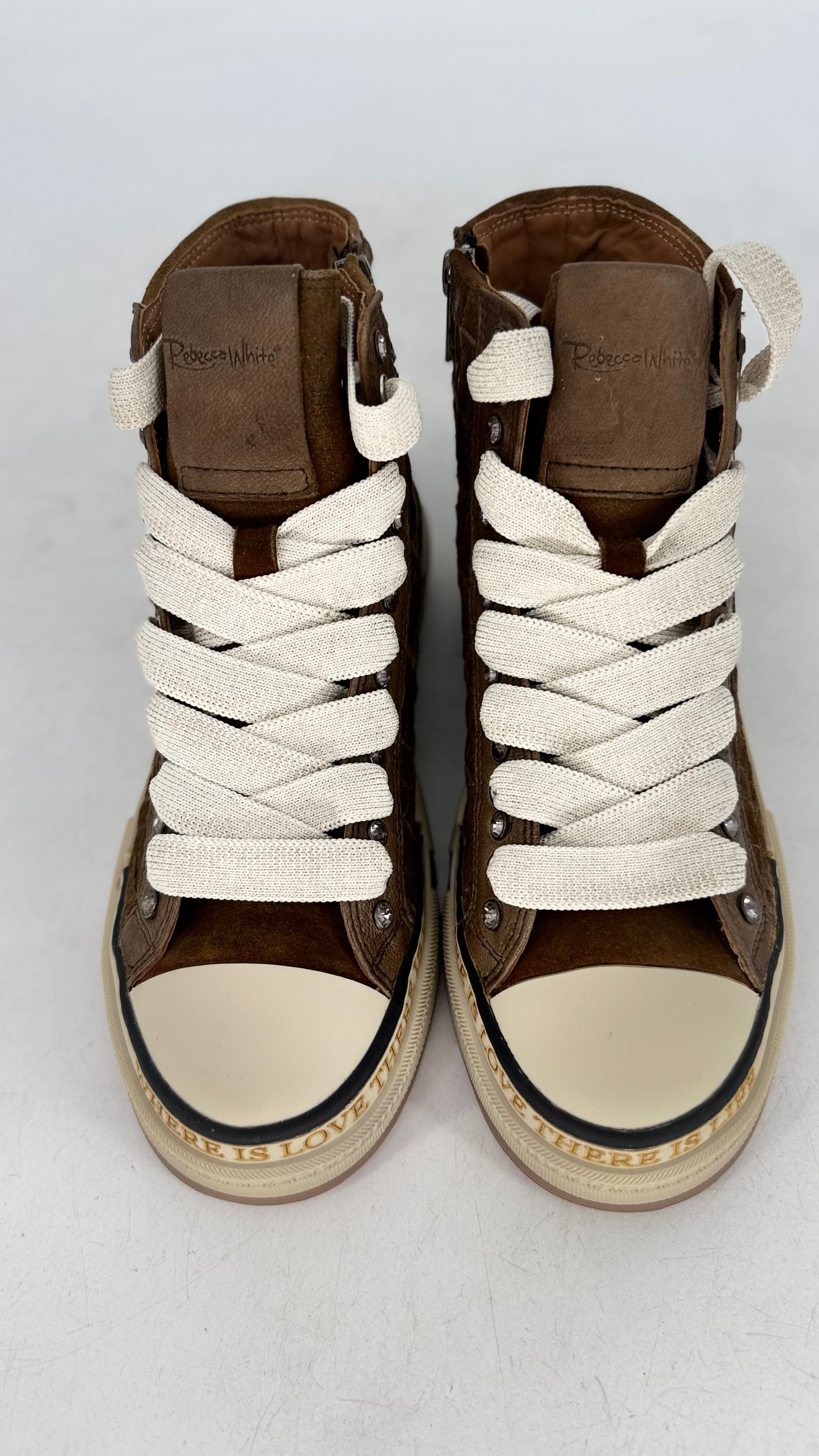 Sneaker Rebecca White YZ51-4 nuts